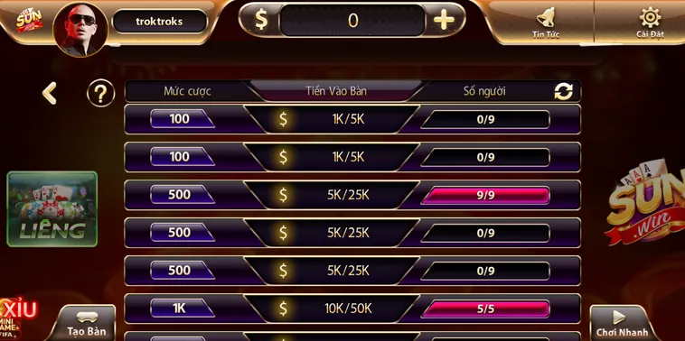 Trải Nghiệm Liêng Tại SunWin Game Bài Dân Gian Với Phần Thưởng Cực Khủng