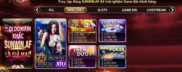 Khám Phá Sảnh Trò Chơi Minigame SunWin Đỉnh Cao Với Cơ Hội Thắng Lớn Mỗi Ngày