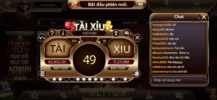 Minigame Tài Xỉu Tại SunWin Đỉnh Cao Của Sự Kịch Tính Và Cơ Hội Thắng Lớn