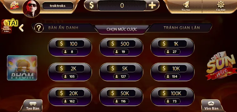 Trải Nghiệm Ván Bài Phỏm Tại SunWin Với Cơ Hội Nhận Thưởng Cực Lớn