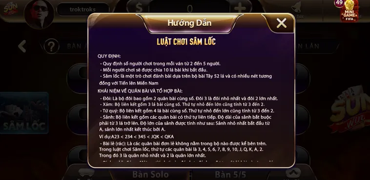 Chinh Phục Đỉnh Cao Trò Chơi Sâm Lốc tại SunWin Cực Kỳ Hấp Dẫn