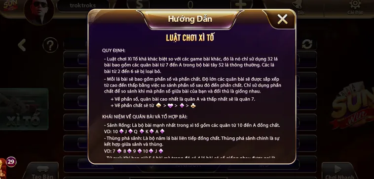 Xì Tố Tại SunWin Đấu Trường Trí Tuệ Đỉnh Cao Với Tỷ Lệ Thắng Cực Khủng